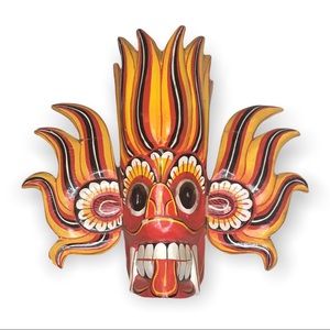 Handmade Vintage Sri Lankan Raksha Mask